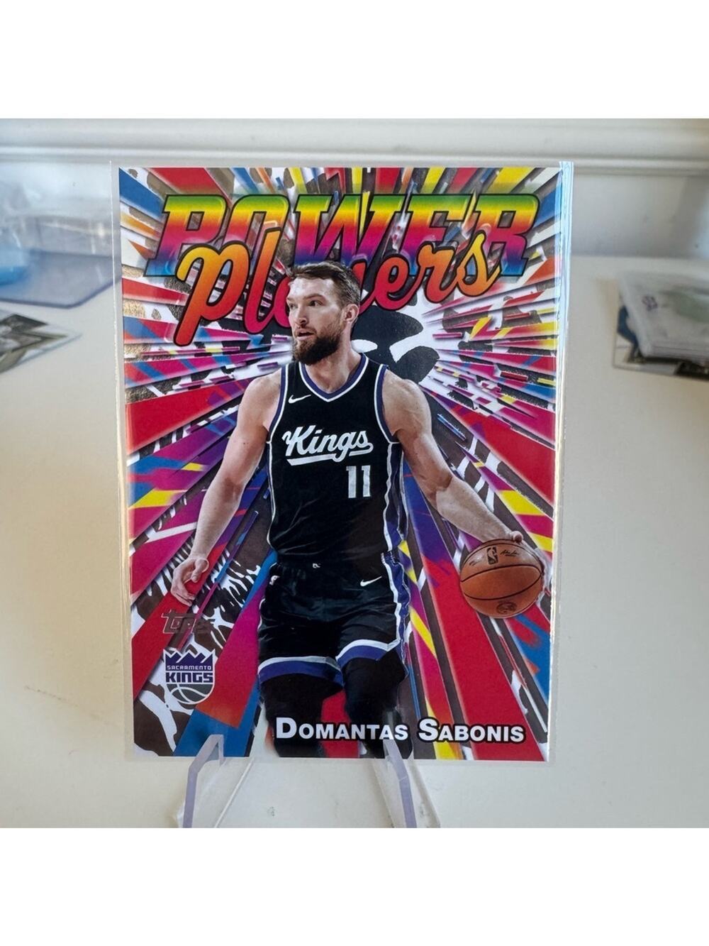 2025 Topps NBA Domantas Sabonis Power Plowers  Insert Card